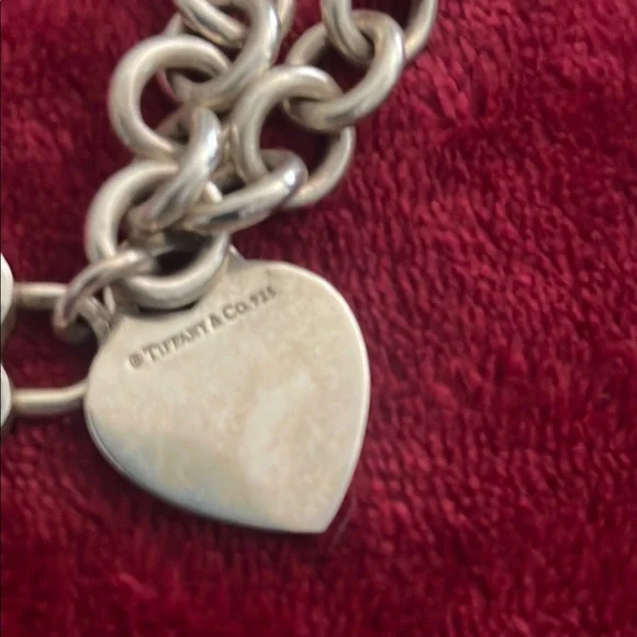 Tiffany & Co.  Chain Necklace with 2 Hearts Pendant - Picture 4 of 9